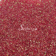 Red Sand Iridescent Fine Glitter - Red Glitter