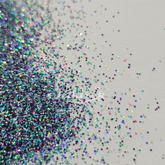 Cosmos Galaxy Holographic Fine Glitter - Silver Glitter