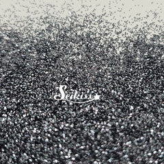 Asphalt Metallic Fine Glitter - Black Glitter
