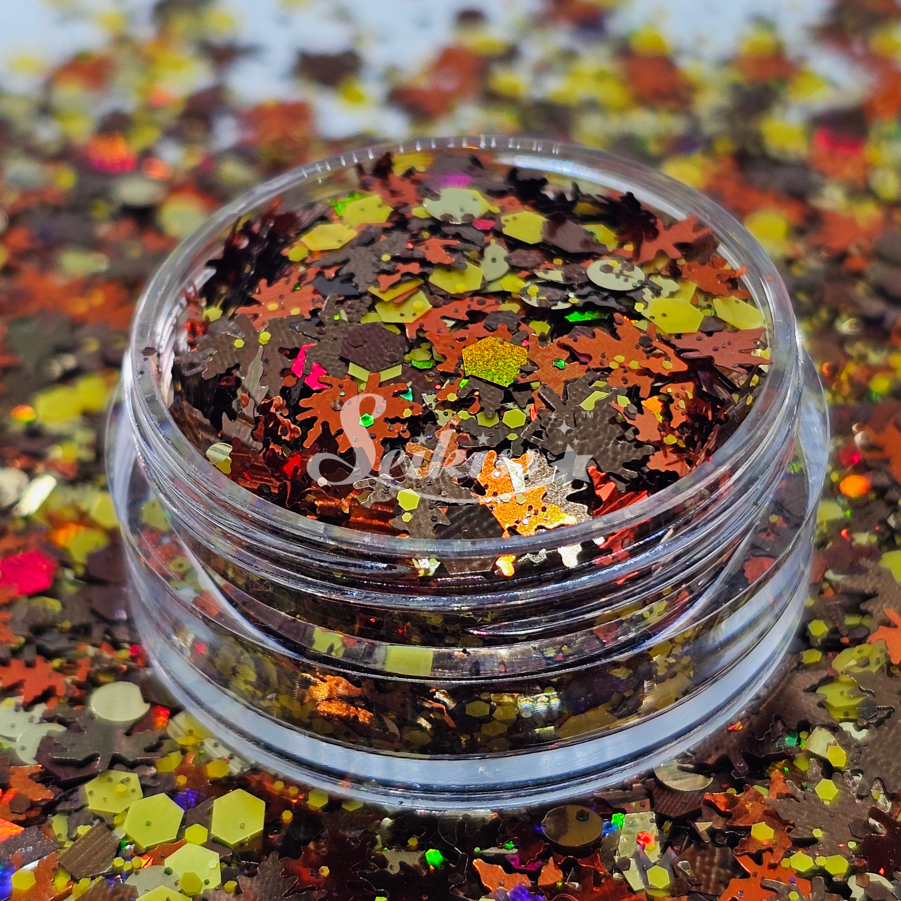 Fall Maze - Multicolor Glitter