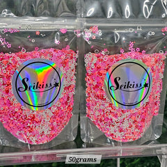 Groovy Flowers Shape Glitter - Multicolor Glitter