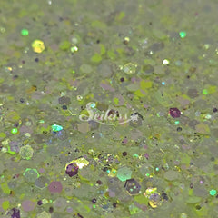 Soft Wasabi Iridescent Chunky Glitter - Green Glitter