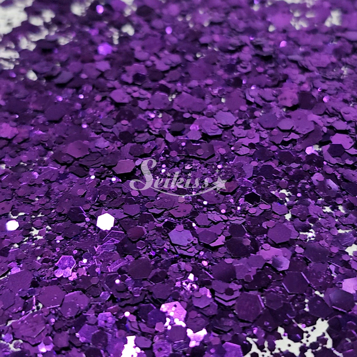 Purple Grape Metallic Chunky Glitter - Purple Glitter