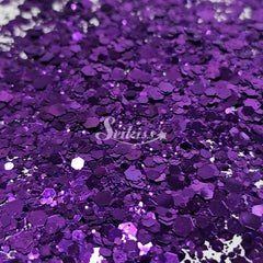 Purple Grape Metallic Chunky Glitter - Purple Glitter