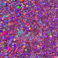 Amethyst Galaxy Holographic Chunky Glitter - Purple Glitter