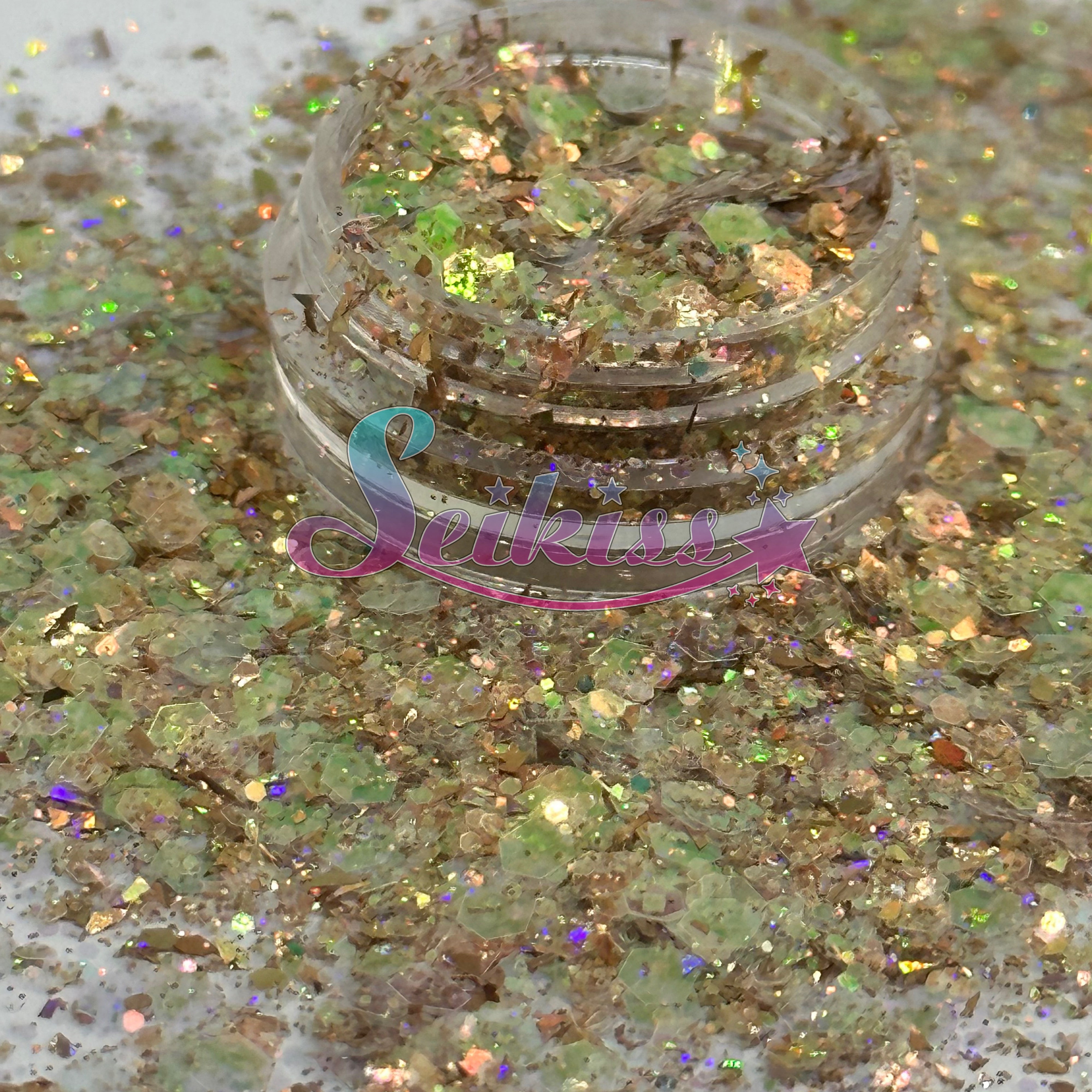 Cheers 2 You™ Holographic Chunky Glitter - Gold Glitter