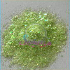 Pistachios Iridescent Chunky Glitter - Green Glitter