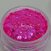 Electric Pink Metallic Chunky Glitter - Pink Glitter