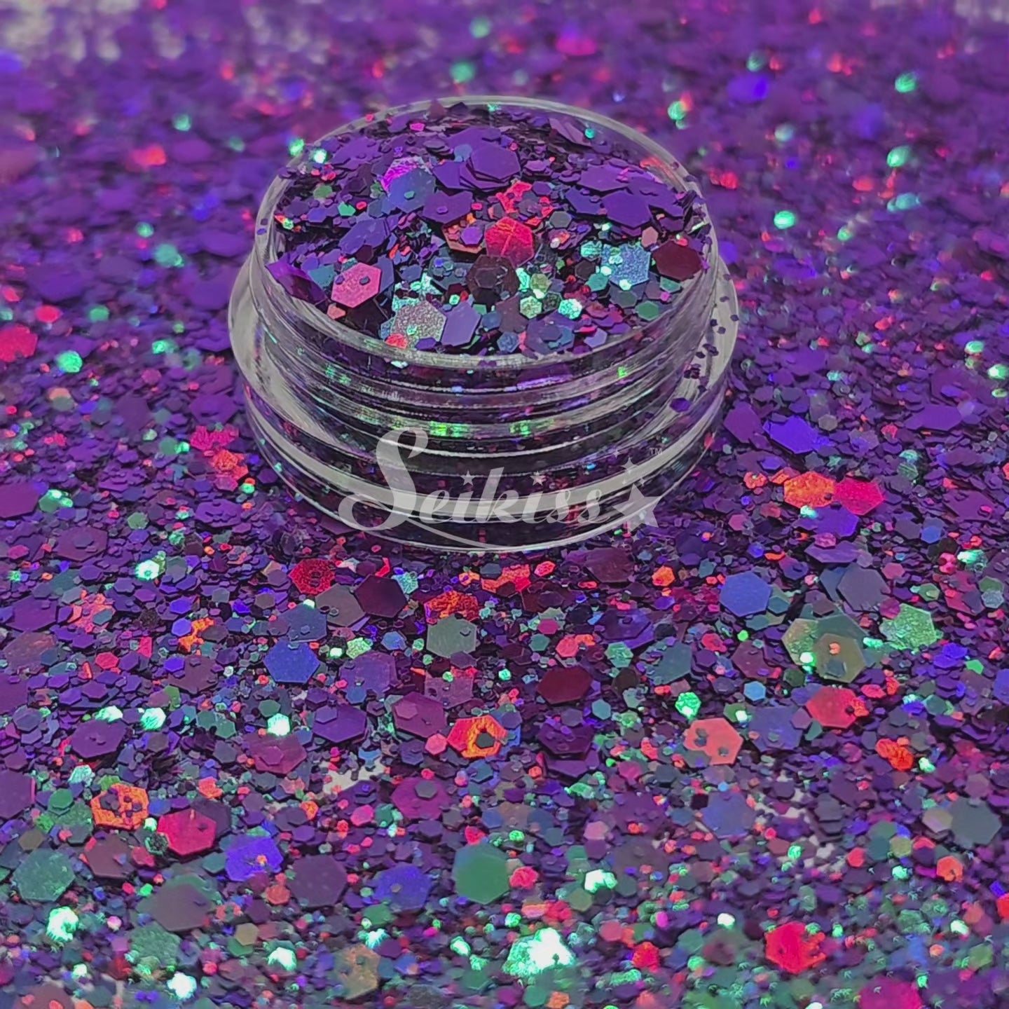 Hyperviolet  Chameleon Chunky Glitter - Purple Glitter / Blue Glitter