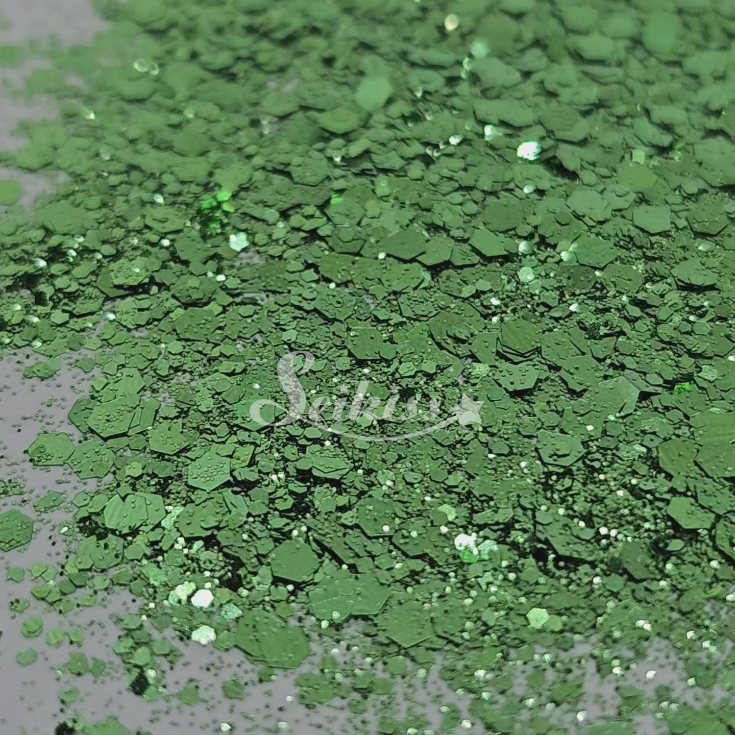 Dark Sage Metallic Chunky Glitter - Green Glitter