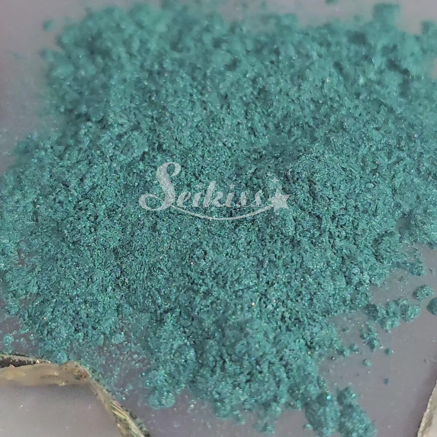 Peacock Green Mica Powder for Resin, Alcohol Ink, Epoxy, Wax Melts - Green Mica