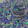 Blue December Holographic Chunky Glitter - Multicolor Glitter