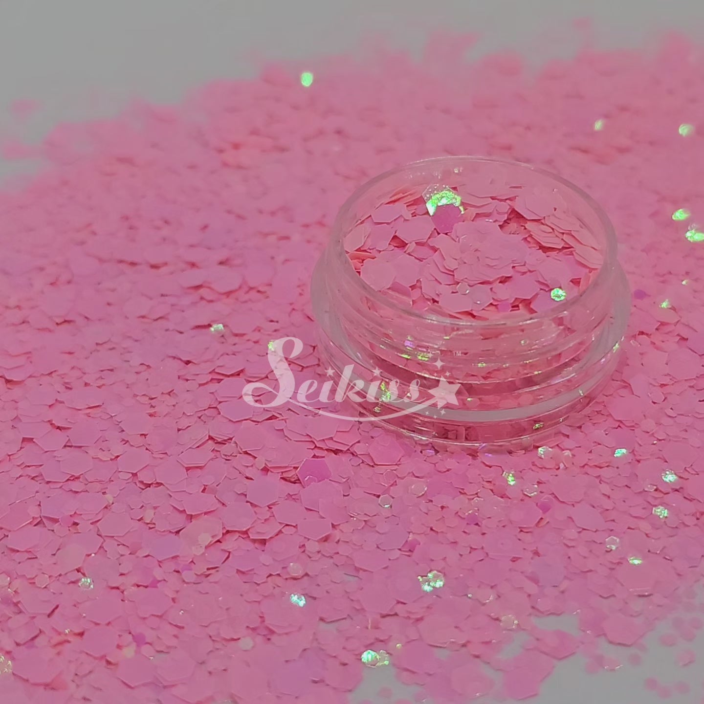 Strawberry Shake Metallic Chunky Glitter - Pink Glitter
