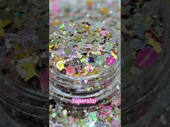 Superstar Glitter Mix - Gold and Pink Glitter