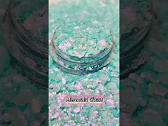 Mermaid Glass Chunky Glitter - Blue Glitter / Purple Glitter