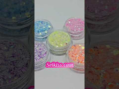 Iridescent Diamond Glitter Bundle (Set of 5) - Multicolor Glitter