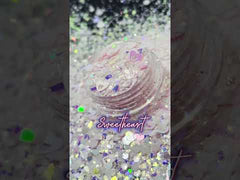 Sweetheart - White Iridescent Glitter