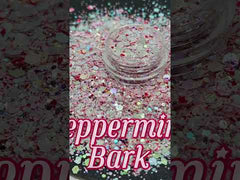 Peppermint Bark Chunky Glitter - Red Glitter