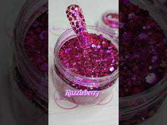 Razzleberry Chameleon Chunky Glitter - Red Glitter / Purple Glitter