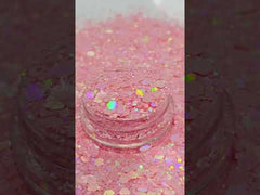 Guava Silk Chunky Glitter - Pink Glitter