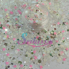 Princess Chunky Glitter - White Glitter
