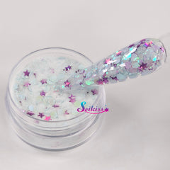 Dreamer Stars Nail Acrylic Powder with Glitter - Acrylic Powder