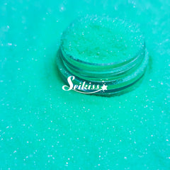 Fluorescent Green Fine Glitter - Green Glitter