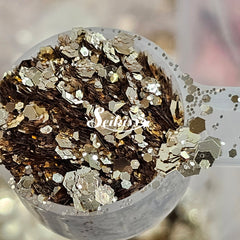 New Year's Eve Metallic Chunky Glitter - Gold Glitter