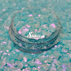 Mermaid Glass Chunky Glitter - Blue Glitter / Purple Glitter