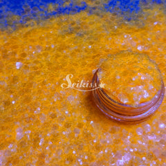Fluorescent Orange Chunky Glitter - Orange Glitter