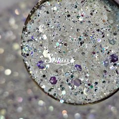 Diamond Metallic Chunky Glitter - White Glitter