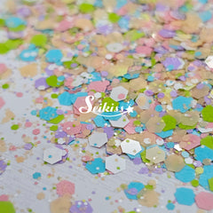 Macarons Chunky Glitter Mix - Opal Multicolor Glitter