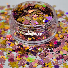 Pink Autumn - Multicolor Glitter Mix