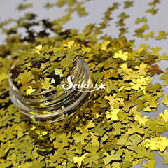 Gold Bows Shape Glitter - Gold Glitter