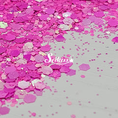 Roxa Iridescent Chunky Glitter - Pink Glitter