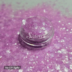 Fluorescent Purple Chunky Glitter - Purple Glitter