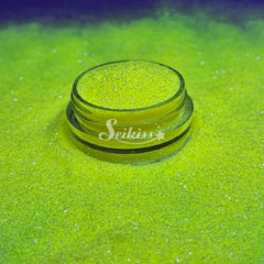 Fluorescent Yellow Fine Glitter - Yellow Glitter