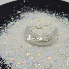 Arctic Holographic Chunky Glitter - White Glitter