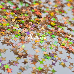Gold Shining Stars - Gold Glitter