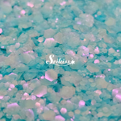 Mermaid Glass Chunky Glitter - Blue Glitter / Purple Glitter