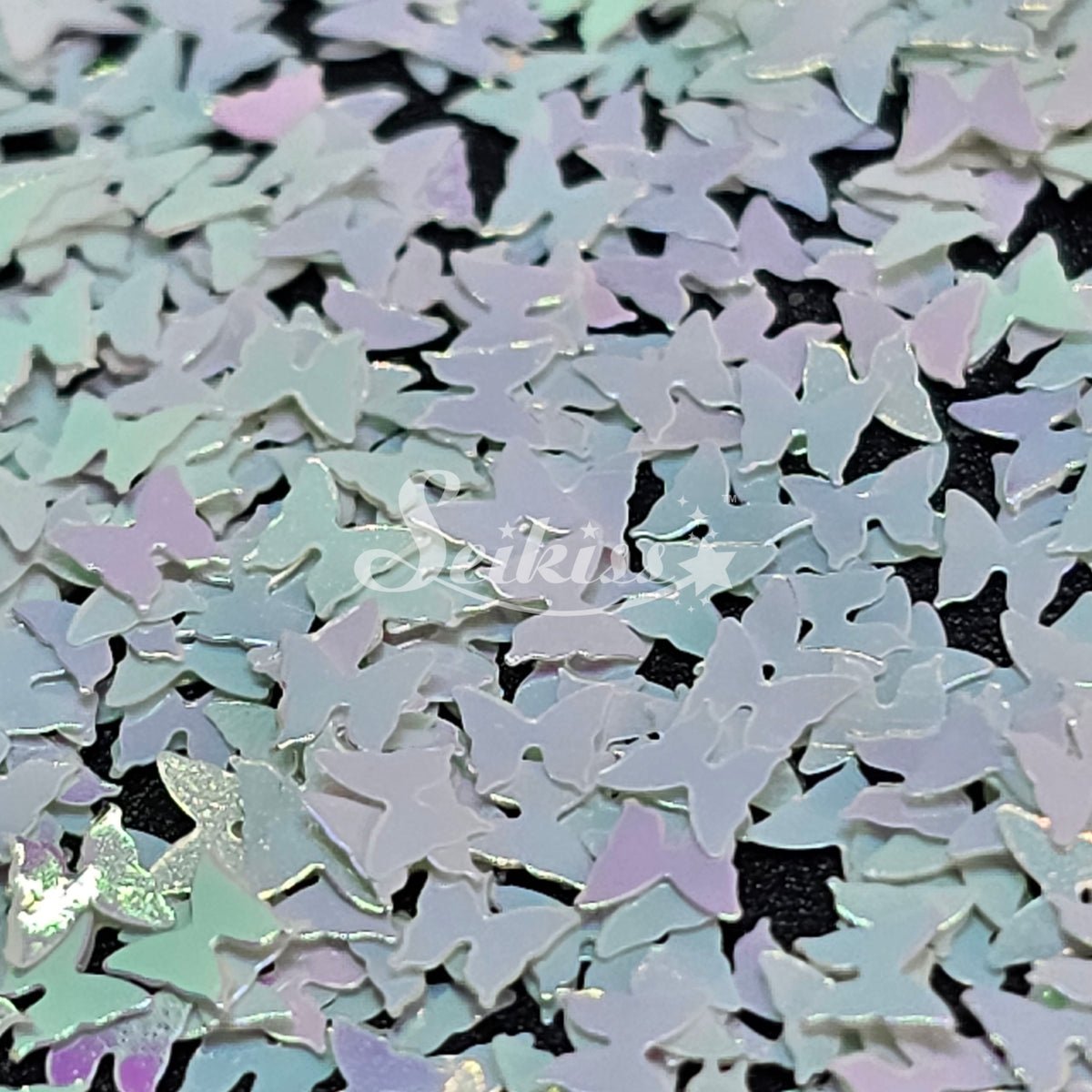 Iridescent Butterflies Shape Glitter - Iridescent Glitter