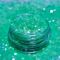 Fluorescent Green Chunky Glitter - Green Glitter