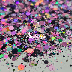 Volt Glow Chunky Glitter - Multicolor Glitter