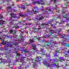 Purple Shining Stars - Purple Glitter