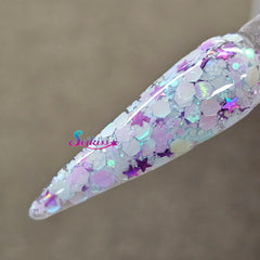 Dreamer Stars Nail Acrylic Powder with Glitter - Acrylic Powder