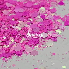 Roxa Iridescent Chunky Glitter - Pink Glitter