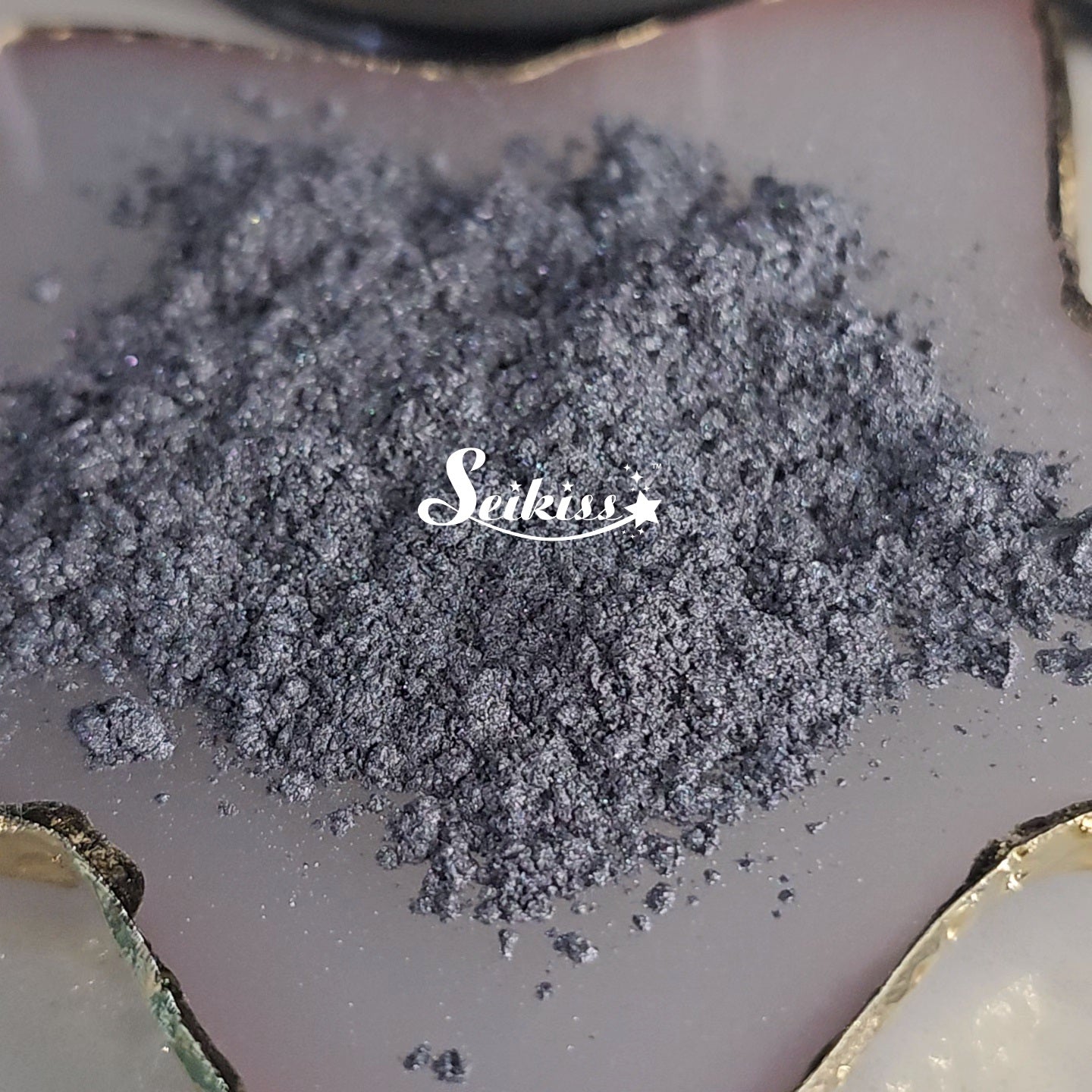 Silver Gray Mica Powder for Resin, Alcohol Ink, Epoxy, Wax Melts - Silver Mica