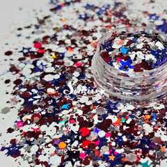 Freedom Holographic Chunky Glitter - Multicolor Glitter