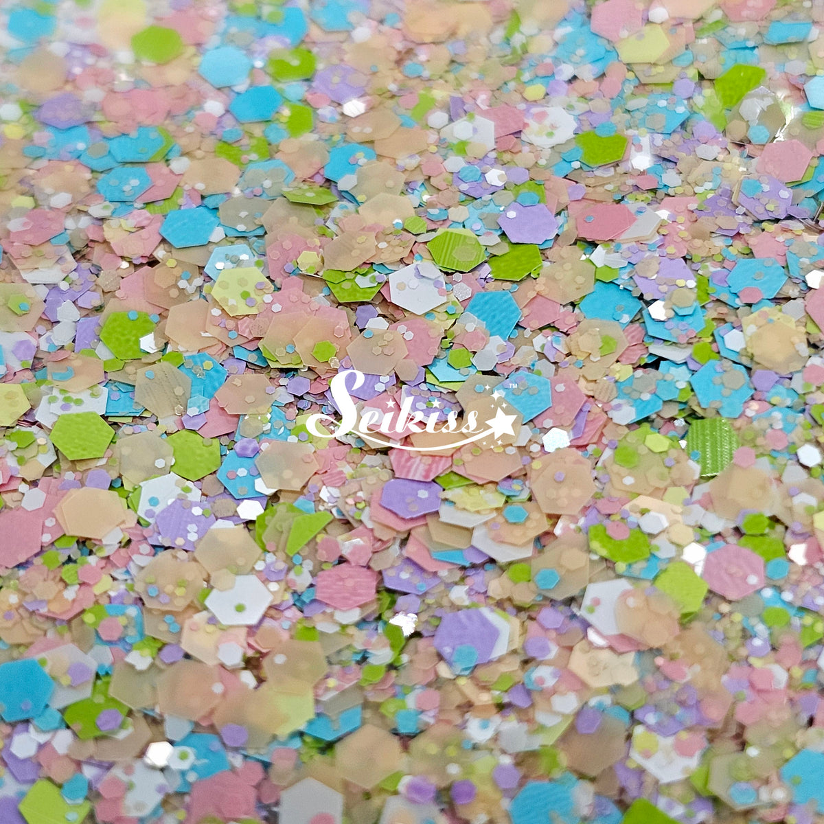 Macarons Chunky Glitter Mix - Opal Multicolor Glitter