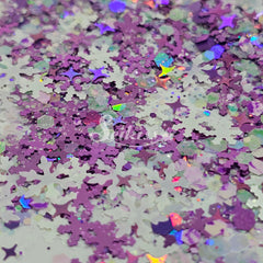 Purple Holiday Chunky Glitter - Purple Glitter